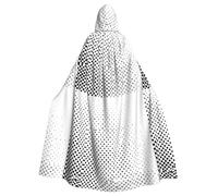 WHJSSF Cape à capuche pour adulte avec nœud papillon - Motif dégradé - Pour fêtes costumées, cosplay