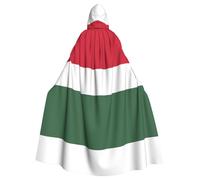 WHJSSF Cape à capuche pour adulte Motif drapeau de la Hongrie - Très grande cape à capuche sans fermeture éclair