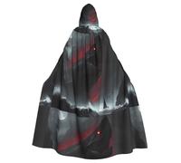 WHJSSF Cape à capuche pour adulte Motif requin géant dans la mer pour diverses fêtes et carnaval