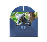 WHJSSF Carte de vœux bleue imprimée A little koala parfaite pour la Saint-Valentin, un anniversaire de mariage et des invitations de fête