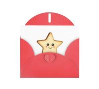 WHJSSF Carte de vœux rouge avec inscription « Toast » - Parfait pour la Saint-Valentin, un anniversaire de mariage et des invitations de fête