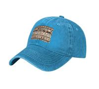 WHJSSF Casquette de baseball noire avec motif de croyances amérindiennes, chapeau réglable en coton pour homme et femme pour le sport, les activités de plein air, les voyages, bleu, Taille unique