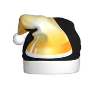 WHJSSF Chapeau de Noël à motif de bière froide pour adulte, accessoire de qualité doux, léger et moelleux