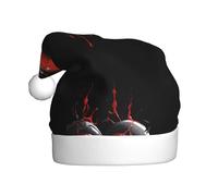 WHJSSF Chapeau de Noël à motif fragilité sous une coque rigide durable pour adulte pour Halloween, Noël, Nouvel An