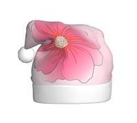 WHJSSF Chapeau de Noël avec œillets en fleurs pour adulte, bord doux et moelleux, léger et confortable