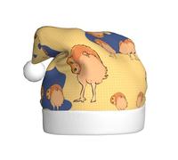 WHJSSF Chapeau de Noël avec image de chouette tordue pour adulte, ce qui en fait un cadeau amusant et durable pour homme et femme