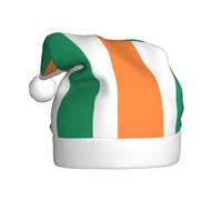 WHJSSF Chapeau de Noël avec image de drapeau irlandais pour adulte, ce qui en fait un cadeau amusant et durable pour homme et femme
