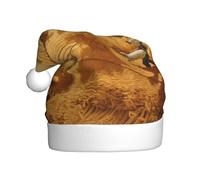 WHJSSF Chapeau de Noël avec image de récolte de blé pour adulte, bord doux et moelleux, léger et confortable