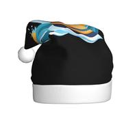 WHJSSF Chapeau de Noël imprimé Kettle in the Waves pour adulte pour homme et femme Vêtements bandeau pour les occasions festives