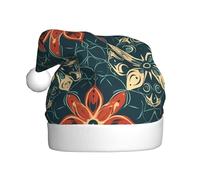 WHJSSF Chapeau de Noël imprimé quiz mathématiques pour adulte accessoire festif de qualité fabriqué doux et léger