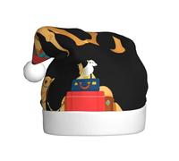 WHJSSF Chapeau de Noël lourd sur camel pour adulte, ce qui en fait un cadeau amusant et durable pour homme et femme