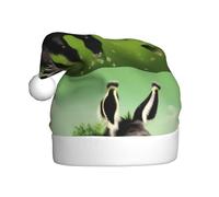 WHJSSF Chapeau de Noël motif âne sur prairie verte pour adulte, ce qui en fait un cadeau amusant et durable pour homme et femme