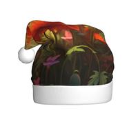 WHJSSF Chapeau de Noël motif coquelicot pour adulte, ce qui en fait un cadeau amusant et durable pour homme et femme