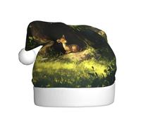 WHJSSF Chapeau de Noël motif faon à l'ombre pour adulte, ce qui en fait un cadeau amusant et durable pour homme et femme
