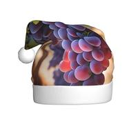 WHJSSF Chapeau de Noël motif raisin du désert pour adulte, accessoire de qualité doux, léger et moelleux