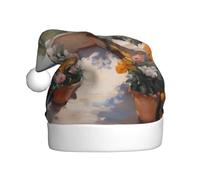 WHJSSF Chapeau de Noël motif Tour Eiffel au loin pour adulte Accessoire de qualité doux, léger et moelleux