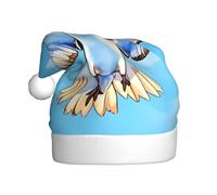 WHJSSF Chapeau de Noël mouettes en vol pour adulte, bord doux et moelleux, léger et confortable