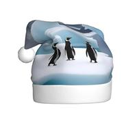 WHJSSF Chapeau de Noël Pingouins sur l'iceberg pour adulte, ce qui en fait un cadeau amusant et durable pour homme et femme