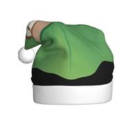 WHJSSF Chapeau de Noël pour adulte, motif paresseux sur feuille de lotus, ce qui en fait un cadeau amusant et durable pour homme et femme