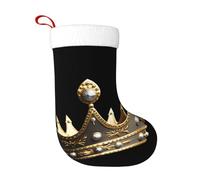 WHJSSF Chaussettes décoratives de Noël The King's Crown pour Halloween, Noël et Nouvel An