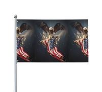 WHJSSF Couvre-lit d'extérieur en polyester avec imprimé pygargue à tête blanche d'Amérique du Nord, 0,9 x 1,5 m