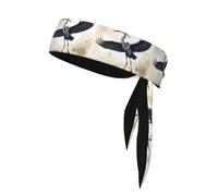 WHJSSF Flying Birds Crane Heron Picture Sports Foulard double face à séchage rapide évacuation de l'humidité pour femmes, filles et hommes