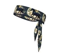 WHJSSF Foulard de sport double face à séchage rapide, évacuation de l'humidité pour femmes, filles et hommes