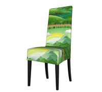 WHJSSF Housse de protection imprimée Happy St Patrick pour chaise de salle à manger - Doux, confortable, infroissable, élastique, s'adapte à la plupart des chaises sans accoudoirs