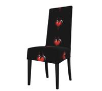 WHJSSF Housse de protection pour chaise de salle à manger fragilité sous une coque rigide - Doux, confortable, infroissable - Élastique - S'adapte à la plupart des chaises sans accoudoirs
