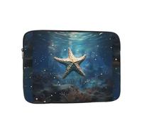 WHJSSF Housse portable pour ordinateur portable 12" Motif étoile volante de la mer pour voyage d'affaires, école, bureau, usage quotidien