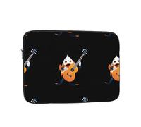 WHJSSF Housse portable pour ordinateur portable 43,2 cm avec motif poisson-clown jouant de la guitare - Pour les voyages d'affaires, l'école, le bureau, un usage quotidien