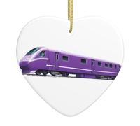 WHJSSF Image de train violet en céramique pour décoration d'intérieur ou festival