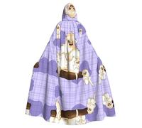 WHJSSF Jolie cape à capuche pour adulte avec impression singe doré pour diverses fêtes et carnaval