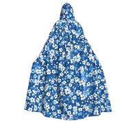 WHJSSF La cape à capuche bleue pour adulte est une cape super grande, confortable et durable