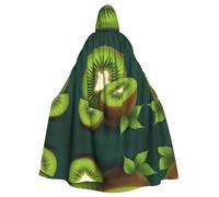 WHJSSF La cape à capuche pour adulte Green Kiwi Picture est une cape super grande, confortable et durable