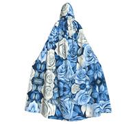 WHJSSF La cape à capuche pour adulte imprimée rose bleue est une cape super grande, confortable et durable
