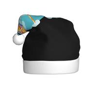 WHJSSF Lollipop in the clouds Printed Christmas Hat for Adult for Men and Women Clothing Headband for Festive Occasions