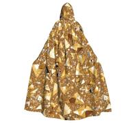 WHJSSF Longue cape à capuche pour adulte avec imprimé losange éblouissant pour adulte - Convient pour homme et femme