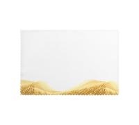 WHJSSF Lot de 6 sets de table à motif vagues de blé pour la maison et les banquets, faciles à nettoyer à température ambiante pour une utilisation durable