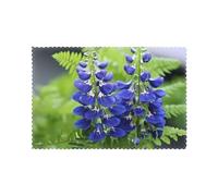 Whjssf Lot de 6 sets de table avec imprimé fleurs d'orchidée cloche pour table de salle à manger, 30,5 x 45,7 cm pour Noël, Halloween et une utilisation quotidienne