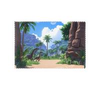 Whjssf Lot de 6 sets de table imprimés Age of Dinosaurs pour table de salle à manger, 30,5 x 45,7 cm pour Noël, Halloween et une utilisation quotidienne