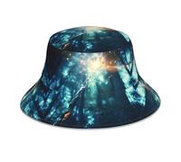 WHJSSF Magic Wand Bob réfléchissant imprimé unisexe léger, respirant, pliable Noir