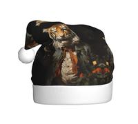 WHJSSF Mr. Dancing Tiger Chapeau de Noël pour adulte Accessoire de qualité doux, léger et moelleux