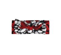 WHJSSF Papiers peints imprimés drapeau du Canada bandeau bébé nœud accessoires photo nouveau-né accessoires de cheveux doux et extensible pour bébé fille accessoires de cheveux pour fêtes