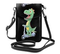 WHJSSF Petit sac à main pour téléphone portable 19,3 x 12,4 cm - Motif dinosaure - Pour femme, parfait pour la marche, le camping