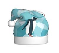 WHJSSF Pingouin Antarctique Ice Picture Chapeau de Noël pour adultes Célébrations festives Cadeau pour homme et femme