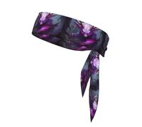 WHJSSF Purple Eyed Beast Foulard de sport double face à séchage rapide, évacuation de l'humidité pour femmes, filles et hommes