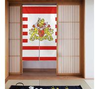 WHJSSF Rideau de porte imprimé drapeau du Sénat de Brême - 86,4 x 142,2 cm