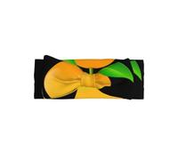 WHJSSF Serre-tête à nœud pour bébé imprimé mangue - Accessoire doux et extensible pour séance photo et fête prénatale - Couvre-chef doux, mignon et adorable pour nourrissons