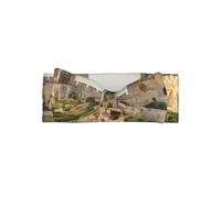 WHJSSF Serre-tête avec nœud imprimé Israel At The Tower Of David - Accessoire doux et extensible pour séance photo - Joli postiche pour petites filles
